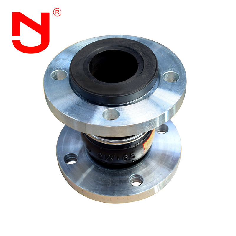 DN100 Flanged Double Sphere Rubber Expansion Joint Connection ประเภทการเชื่อมต่อการขยายสาน