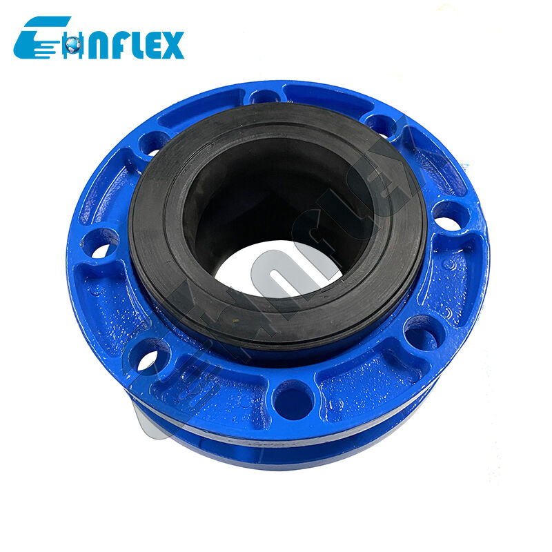 ข้อต่อขยายหน้าแปลนที่มีเส้น PTFE ซึมผ่านเป็นศูนย์: เครื่องสูบลมยางดูดซับแรงกระแทกสำหรับสายกรดเข้มข้น