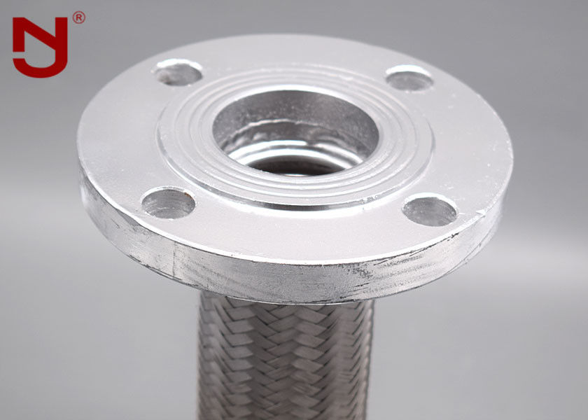 0-6 Mpa Metal Braided Hose Annular Thin Wall Double Braided สำหรับระบบท่อ