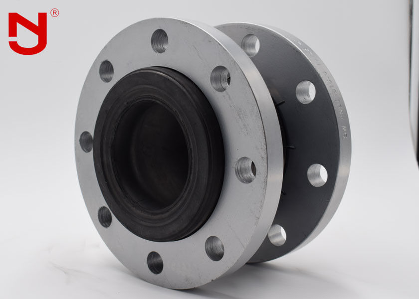 EPDM NBR SBR ข้อต่อการขยายท่อ DN32-DN3000 กรอบกุญแจผ้าไนล่อน