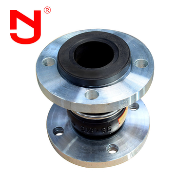 DN100 Flanged Double Sphere Rubber Expansion Joint Connection ประเภทการเชื่อมต่อการขยายสาน