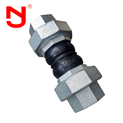 โลหะไร้สแตนเลสสกรูยูเนี่ยน Bspt Threaded Expansion Joint Pipeline Expansion Joints