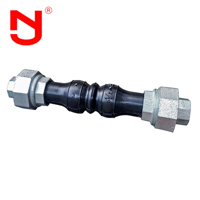 EPDM สแตนเลสสกรูยูเนี่ยน Bspt ผูกต่อยางยืดหยุ่น