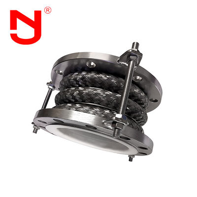 เครื่องแลกเปลี่ยนความร้อนร่วมการขยายตัว SS316 ข้อต่อการขยายตัวแบบยืดหยุ่น Ptfe ความต้านทานสูง