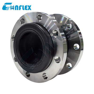 Food & Pharma Grade PTFE Lined Expansion Joint: Non-Stick Ultra-Pure Fluoropolymer Flexible Bellows Piping Connector เครื่องเชื่อมต่อปูปูป