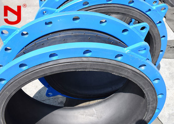 เหล็กหล่อเหนียวทรงกลมเดี่ยวข้อต่อการขยายตัวของยาง 55% โครงสร้างทรงกลมเนื้อหายาง