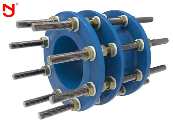 อุปกรณ์ท่อข้อต่อขยายเหล็กหล่อที่ถอดออกได้ตัวปลอมแปลง