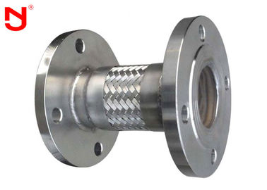 OEM Metal Braided Hose เครื่องสูบลมสูญญากาศพื้นผิวลูกฟูกลวดเหล็กแรงดึงสูง