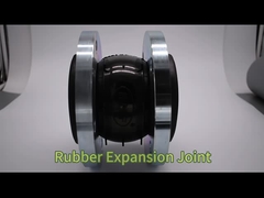 DN50 Flanged Single Sphere Rubber Expansion Joint ประเภทการเชื่อมต่อ EPDM สําหรับการปิดไนทรีล